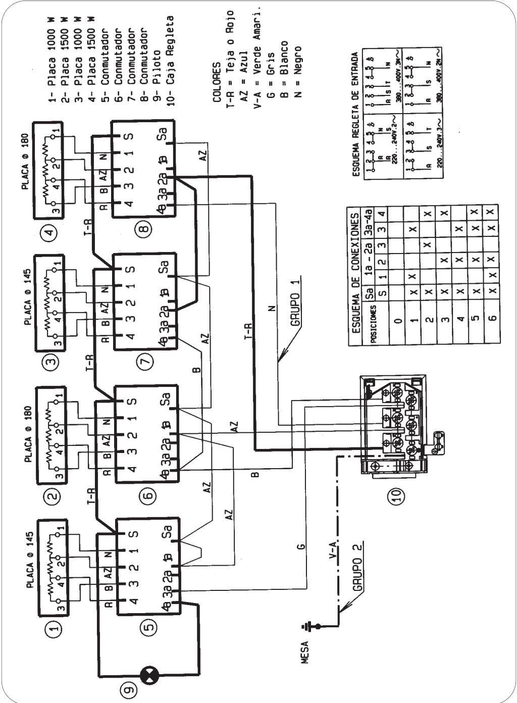 SAUTER STE 604 WF1 - ESQUEMA ELECTRICO - 1