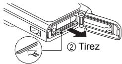 TOSHIBA CAMILEO BW10 - Installation du bloc-pile et de la carte - 5
