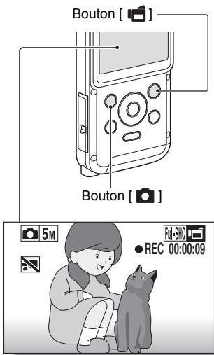 TOSHIBA CAMILEO BW10 - PRISE D'UNE IMAGE INDIVIDUELLE PENDANT L'ENREGISTREMENT D'UNE VIDÉO - 1
