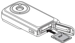 TOSHIBA CAMILEO BW10 - Installation du bloc-pile et de la carte - 3