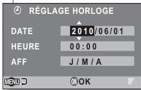 TOSHIBA CAMILEO BW10 - Appuyez sur le bouton MENU. - 2