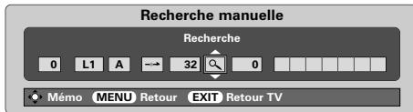 TOSHIBA 52WM48 - Recherche manuelle - 12