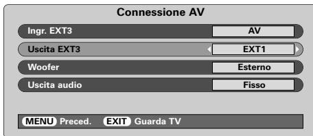 TOSHIBA 52WM48 - Selezionare Connessione AV. - 1
