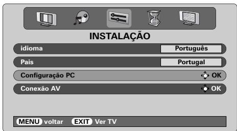 TOSHIBA 52WM48 - Posicao da imagagem - 1