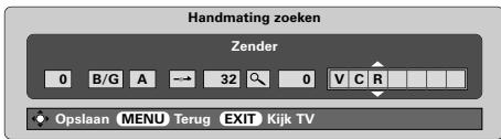 TOSHIBA 52WM48 - Handmatige afstemmingProgramme skip - 1