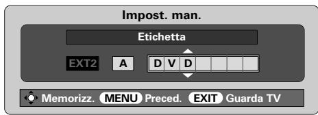 TOSHIBA 52WM48 - Sintonizzazione manuale continuazione Salto dei programmi - 2