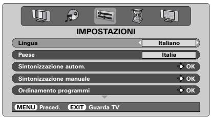 TOSHIBA 52WM48 - Come usare la sintonia automatica - 1