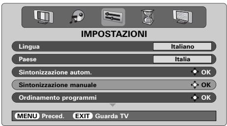 TOSHIBA 52WM48 - Sintonizzazione manuale - 8