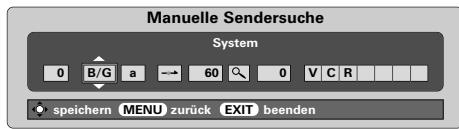 TOSHIBA 52WM48 - Manuelle Sendereinstellung - 4