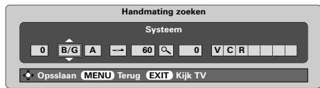 TOSHIBA 52WM48 - Handmatige afstemming - 11
