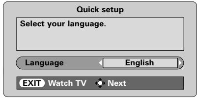 TOSHIBA 52WM48 - Afstemmen van de TV met behulp van Snel instellen, Programma's sorteren - 1