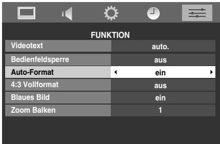 TOSHIBA REGZA AV550 DIGITAL - Automatische Formateinstellung (Breitbild) - 1