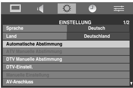 TOSHIBA REGZA AV550 DIGITAL - Automatische Abstimmung - 1