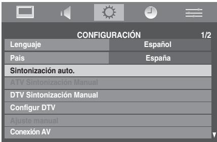 TOSHIBA REGZA AV550 DIGITAL - Sintonización auto. - 1