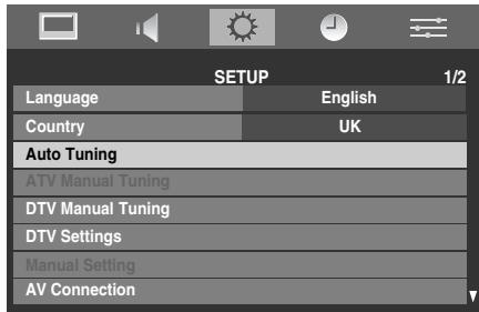 TOSHIBA REGZA AV550 DIGITAL - Auto Tuning - 1