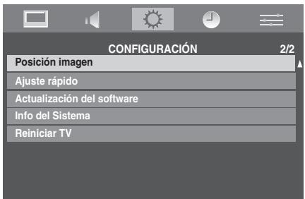 TOSHIBA REGZA AV550 DIGITAL - Posición imagen - 1