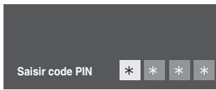 TOSHIBA REGZA AV550 DIGITAL - Définition du code PIN - 4