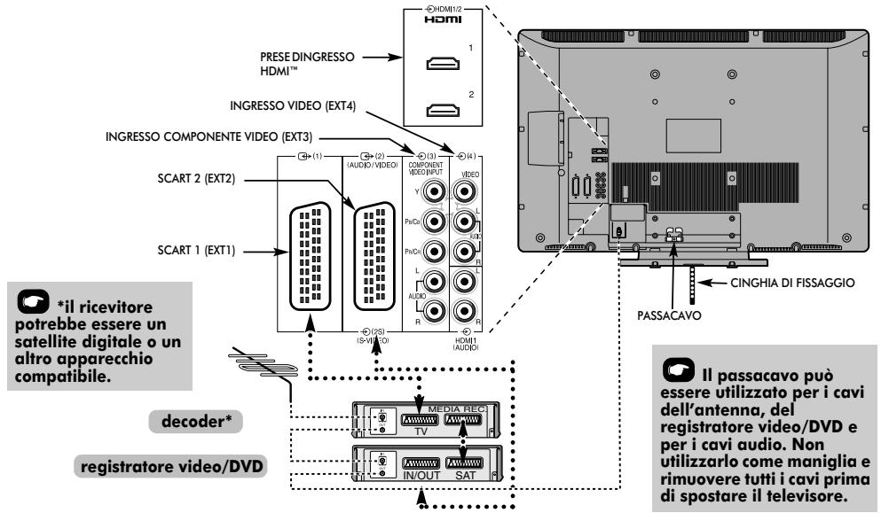 TOSHIBA REGZA AV550 DIGITAL - Collegamento delle apparecchiature esterne - 1