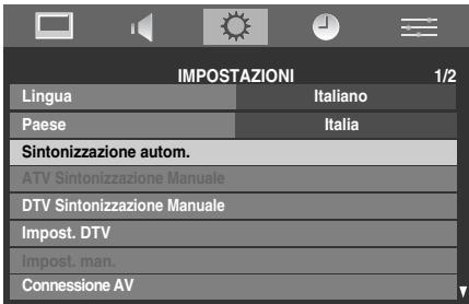 TOSHIBA REGZA AV550 DIGITAL - Sintonizzazione automatica - 1