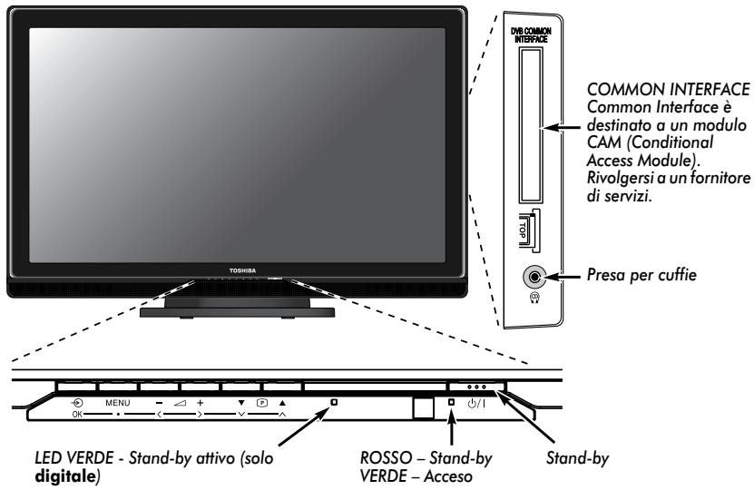 TOSHIBA REGZA AV550 DIGITAL - Utilizzo dei controlli - 1