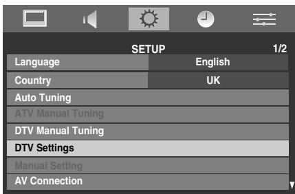 TOSHIBA REGZA AV550 DIGITAL - Setting the PIN - 1
