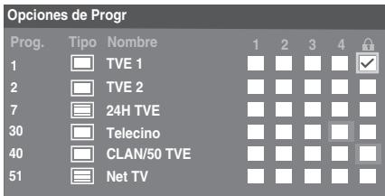 TOSHIBA REGZA AV550 DIGITAL - Bloqueo de programas - 1