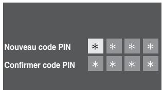 TOSHIBA REGZA AV550 DIGITAL - Définition du code PIN - 3
