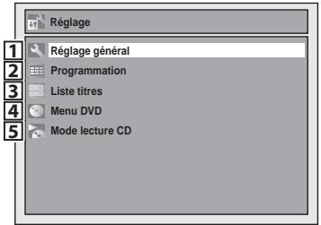 TOSHIBA D-R7 - Menu principal - 1