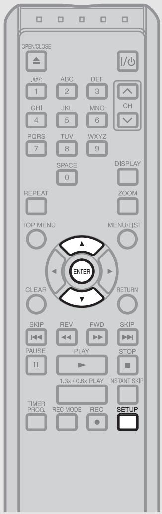 OPEN/CLOSE .0/: 1 ABC DEF 2 3 GHI JKL MNO CH 4 5 6 PQRS TUV WXYZ 7 8 9 SPACE DISPLAY 0 REPEAT ZOOM TOP MENU MENU/LIST ENTER CLEAR RETURN SKIP REV FWD SKIP PAUSE PLAY STOP 1.3x / 0.8x PLAY INSTANT SKIP TIMER REC MODE REC SETUP PROG. REC MODE REC
