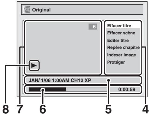 Original 6 Effacer titre Effacer scène 效益者 titre Repère chapitre Indexer image Protéger JAN/ 1/06 1:00AM CH12 XP 0:00:59 8 7 6 5 4