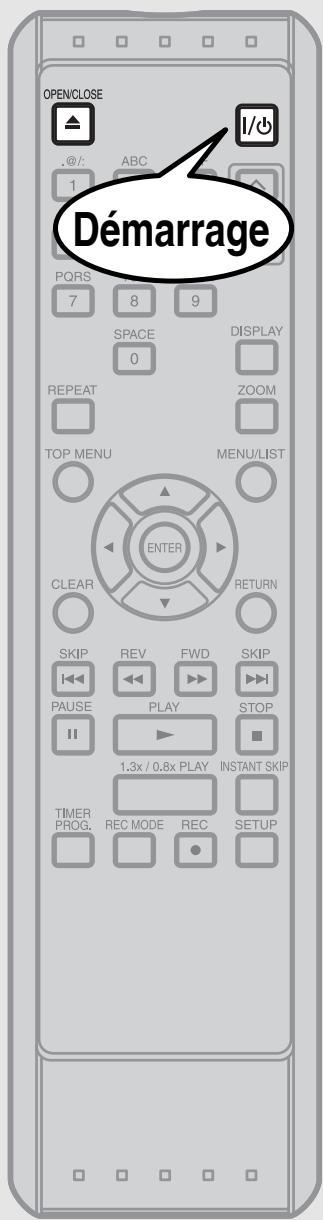 OPEN/CLOSE .@/: ABC 1 I/ Démarrage PQRS 7 8 9 SPACE 0 DISPLAY REPEAT ZOOM TOP MENU MENU/LIST ENTER CLEAR RETURN SKIP REV FWD SKIP PAUSE PLAY STOP 1.3x / 0.8x PLAY INSTANT SKIP TIMER PROG. REC MODE REC SETUP