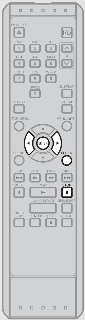 OPEN/CLOSE .@/: ABC DEF 1 2 3 GHI JKL MNO CH 4 5 6 PQRS TUV WXYZ 7 8 9 SPACE DISPLAY 0 REPEAT ZOOM TOP MENU MENU/LIST ENTER CLEAR RETURN SKIP REV FWD SKIP PAUSE PLAY STOP 1.3x / 0.8x PLAY INSTANT SKIP TIMER REC MODE REC SETUP PROG. REC MODE REC SETUP