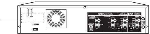 TOSHIBA D-VR5 - Emplacement des marquages nécessaires - 1