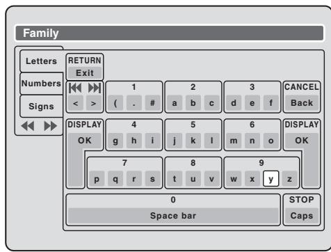 TOSHIBA D-VR5 - Changement du nom d'un titre - 4