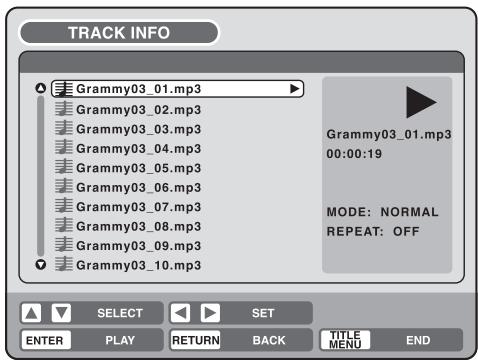 TOSHIBA D-VR5 - Lecture des fichiers MP3 et WMA - 2