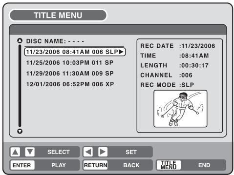 TOSHIBA D-VR5 - Création d'une liste de lecture - 3