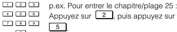TOSHIBA HD-XE1 - Appuyez sur les touches numériques pour entrer un numéro de la section. - 1