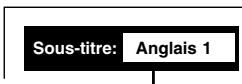 TOSHIBA HD-XE1 - Appuyez sur SUBTITLE pendant la lecture. - 1