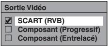 TOSHIBA RDXV-50 - Sélectionnez le réglage voulu en utilisant le [▲ / ▼], puis appuyez sur [ENTER/OK]. - 1