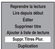 TOSHIBA RDXV-50 - Effacement des Titres Sélectionnés - 2