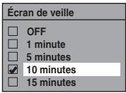 TOSHIBA RDXV-50 - Écran de veille (Par défaut: 10 minutes) - 1
