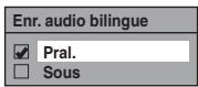 TOSHIBA RDXV-50 - Réglage de l'enregistrement audio bilingue - 2