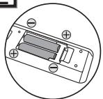 TOSHIBA RDXV-50 - Installation des Piles Dans la Télécommande - 2
