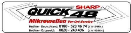 SHARP R-96ST-A - DER SHARP KUNDEN- SERVICE - 1