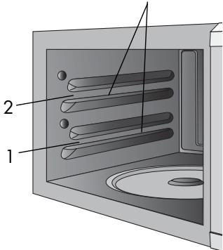 SHARP R-96ST-A - BESONDERE ANMERKUNGEN ZUM QUADRATISCHEN ROST UND BACKBLECH: - 1