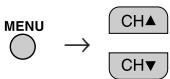 SHARP 27C241 - - Adding weak or additional channels or erasing unwanted channels from TV memory - 1