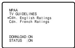 SHARP 27C241 - ● How to set additional rating mode (Example) - 2