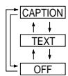 SHARP 27C241 - ● How to set CLOSED CAPTION - 9