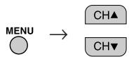 SHARP 27C241 - Channel Setting - 1