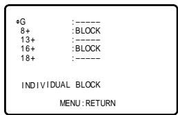 SHARP 27C241 - ● How to set additional rating mode (Example) - 6